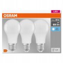 3x Żarówka LED E27 A60 8,5W 60W 806lm 4000K OSRAM