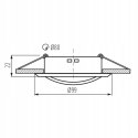 KANLUX ALOR DTO-C/M Oprawka do LED ruch. Mat Chrom