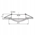 KANLUX ALOR DTO-C/M Oprawka do LED ruch. Mat Chrom