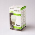 ŻARÓWKA LED E27 KULKA 3W CIEPŁA 3000K ECO