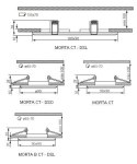 OPRAWA HALOGENOWA MORTA CT-DSL250-SR KANLUX podw.