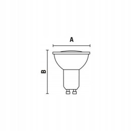 ŻARÓWKA LED GU10 2W 4000K NEUTRALNA ECL
