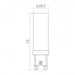 ŻARÓWKA LED G9 12W 3000K 1080lm