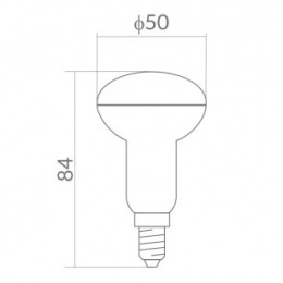 ŻARÓWKA LED R50 E14 8W 3000K 720lm