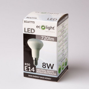 ŻARÓWKA LED R50 E14 8W 4000K 720lm ŻARÓWKA LED R50 E14 8W 4000K 720lm