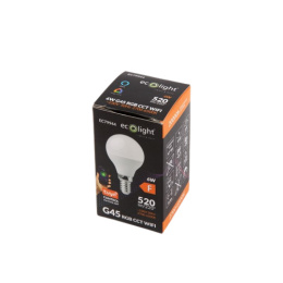 Żarówka SMART G45 E14 6W RGB CCT WIFI