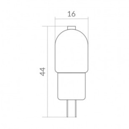 ŻARÓWKA LED G4 3W 12V AC/DC 4000K 270lm