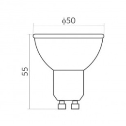 ŻARÓWKA LED GU10 10W 3000K 900lm