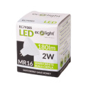 ŻARÓWKA LED MR16 2W 12V AC/DC 3000K 180lm