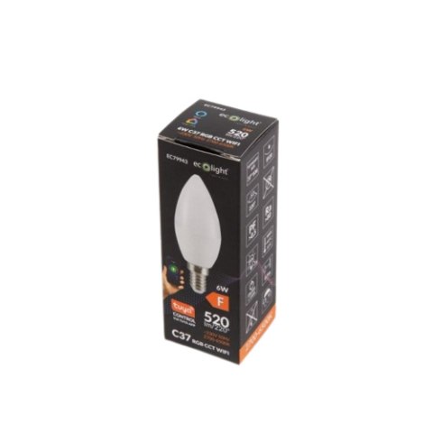 Żarówka SMART C37 E14 6W RGB CCT WIFI