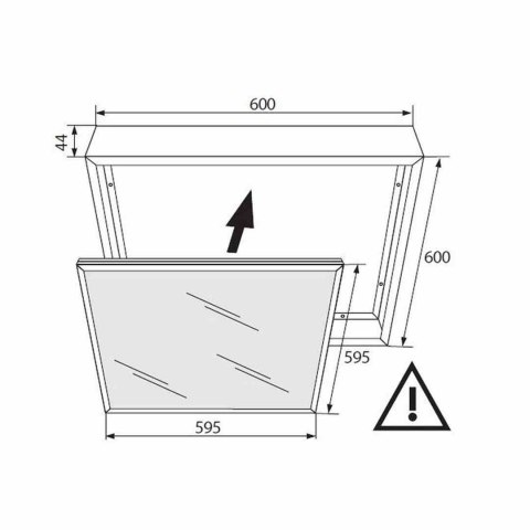 Ramka do Paneli LED 600x600 Aluminiowa