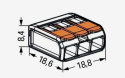 Szybkozłączka 3x0,14-4mm² WAGO 221-413