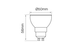 Żarówka LED line® GU10 10W 2700K 1000lm 170-250V