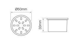 Żarówka LED line® SMD 7W 2700K 550lm 220-260V 50mm SD