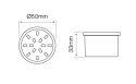 Żarówka LED line® SMD 7W 4000K 550lm 220-260V 50mm SD Meblowa