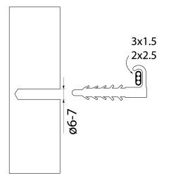 Uchwyt USMPH-2 (100szt)