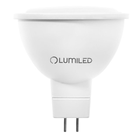 Żarówka LED 12V DC/AC MR16 6W = 60W 580lm 3000K Ciepła 120° LUMILED Żarówka LED 12V DC/AC MR16 6W = 60W 580lm 3000K Ciepła 120° LUMILED