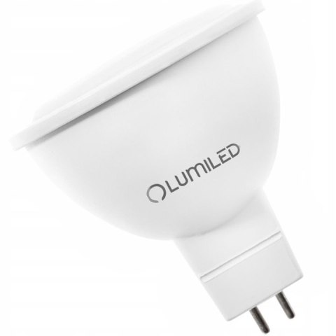 Żarówka LED 12V DC/AC MR16 6W = 60W 580lm 3000K Ciepła 120° LUMILED Żarówka LED 12V DC/AC MR16 6W = 60W 580lm 3000K Ciepła 120° LUMILED
