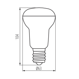 Żarówka LED SIGO R63 8W E27 WW 720lm