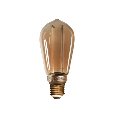 Żarówka LED ST64 A 4W Filament Super Ciepła 1800K