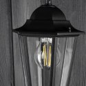 Lampa Ogrodowa Wisząca Zewnętrzna E27 LATARNIA Czarna BELLIS