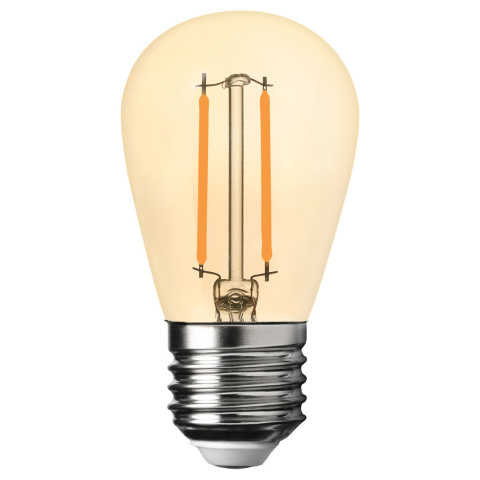 Żarówka Filamentowa LED 1W E27 2700K Amber