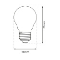 Żarówka Filamentowa LED 1W E27 2700K Amber