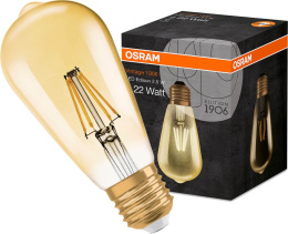 Żarówka LED E27 ST64 2,5W = 22W 225lm 2500K Ciepła OSRAM Vintage 1906