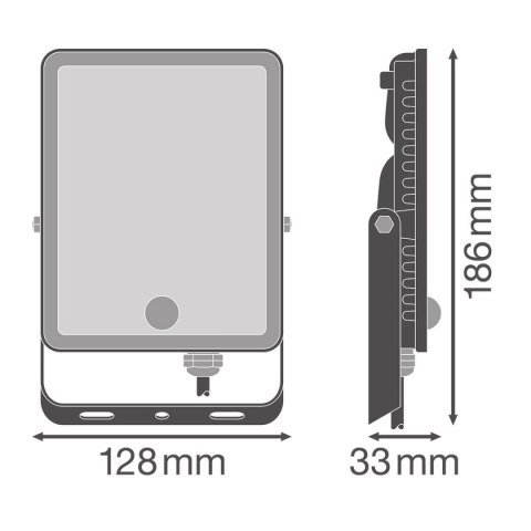 Naświetlacz LED 30W 6500K 2700lm IP65 Czarny z Czujnikiem Ruchu LEDVANCE ESSENTIAL SENSOR Naświetlacz LED 30W 6500K 2700lm IP65 Czarny z Czujnikiem Ruchu LEDVANCE ESSENTIAL SENSOR