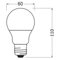 ŻARÓWKA LED E27 12W 3000K BARWA CIEPŁA 12W MOCNA