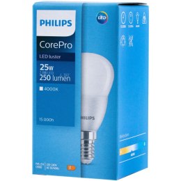 Żarówka LED E14 2,8W = 25W 250lm 4000K Neutralna PHILIPS