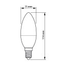 Żarówka LED E14 4,9W = 40W 470lm 4000K Neutralna Świeczka PILA