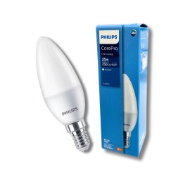 Żarówka LED E14 ŚWIECZKA 2,8W = 25W 250lm 4000K Neutralna PHILIPS