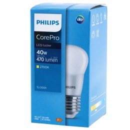 Żarówka LED E27 5W = 40W 470lm 2700K Ciepła PHILIPS do słupków Ogrodowych