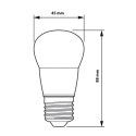 Żarówka LED E27 5W = 40W 470lm 2700K Ciepła PHILIPS do słupków Ogrodowych