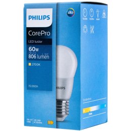 Żarówka LED E27 7W = 60W 806lm 2700K Ciepła PHILIPS