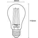 Żarówka LED E27 A60 11W = 100W 1521lm 3000K Ciepła 360° Filament LUMILED