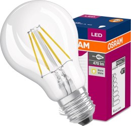 Żarówka LED E27 A60 4W = 40W 470lm 2700K Ciepła 320° OSRAM Filament