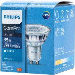 Żarówka LED GU10 3,5W = 35W 275lm 4000K Neutralna 36° PHILIPS