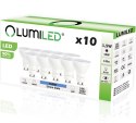 10x Żarówka LED GU10 1,5W = 15W 135lm 6500K Zimna 120° LUMILED