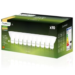 10x Żarówka LED GU10 1,5W = 15W 135lm LUMILED Ciepła 3000K 36°