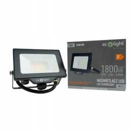 Naświetlacz z czujnikiem ruchu Halogen LED 20W 1800lm 4000K 2W1 IP65