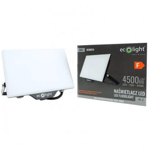 Naświetlacz z czujnikiem ruchu Halogen LED LAMPA 50W 4500lm 4000K 2W1 IP65 Naświetlacz z czujnikiem ruchu Halogen LED LAMPA 50W 4500lm 4000K 2W1 IP65