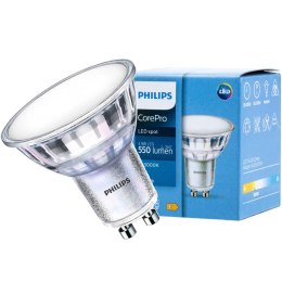 Żarówka LED GU10 4,9W = 50W 550lm 3000K Ciepła 120° PHILIPS