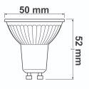 Żarówka LED GU10 7,9W = 51W 650lm 4000K Neutralna 120° CRI90 ŚCIEMNIALNA OSRAM Parathom