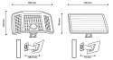 LAMPA SOLARNA HALOGEN LED REFLEKTOR NAŚWIETLACZ SMD CZUJNIK RUCHU ZMIERZCHU