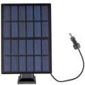 Lampa Solarna Ogrodowa LED 3000K IP65 Wbijana Czarna Regulacja 3x Reflektor