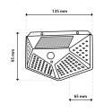Naświetlacz Solarny LED Halogen Lampa 6500K IP65 Czujnik Ruchu i Zmierzchu