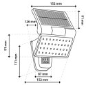 Naświetlacz Solarny Lampa Elewacyjna LED 6500K IP44 Czujnik Ruchu Zmierzchu