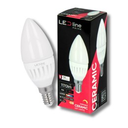 Żarówka LED E14 9W 2700K CIEPŁA 1170lm ŚWIECZKA ŚCIEMNIALNA LED line PRIME